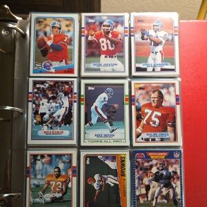Topps Football Trading Cards Collection